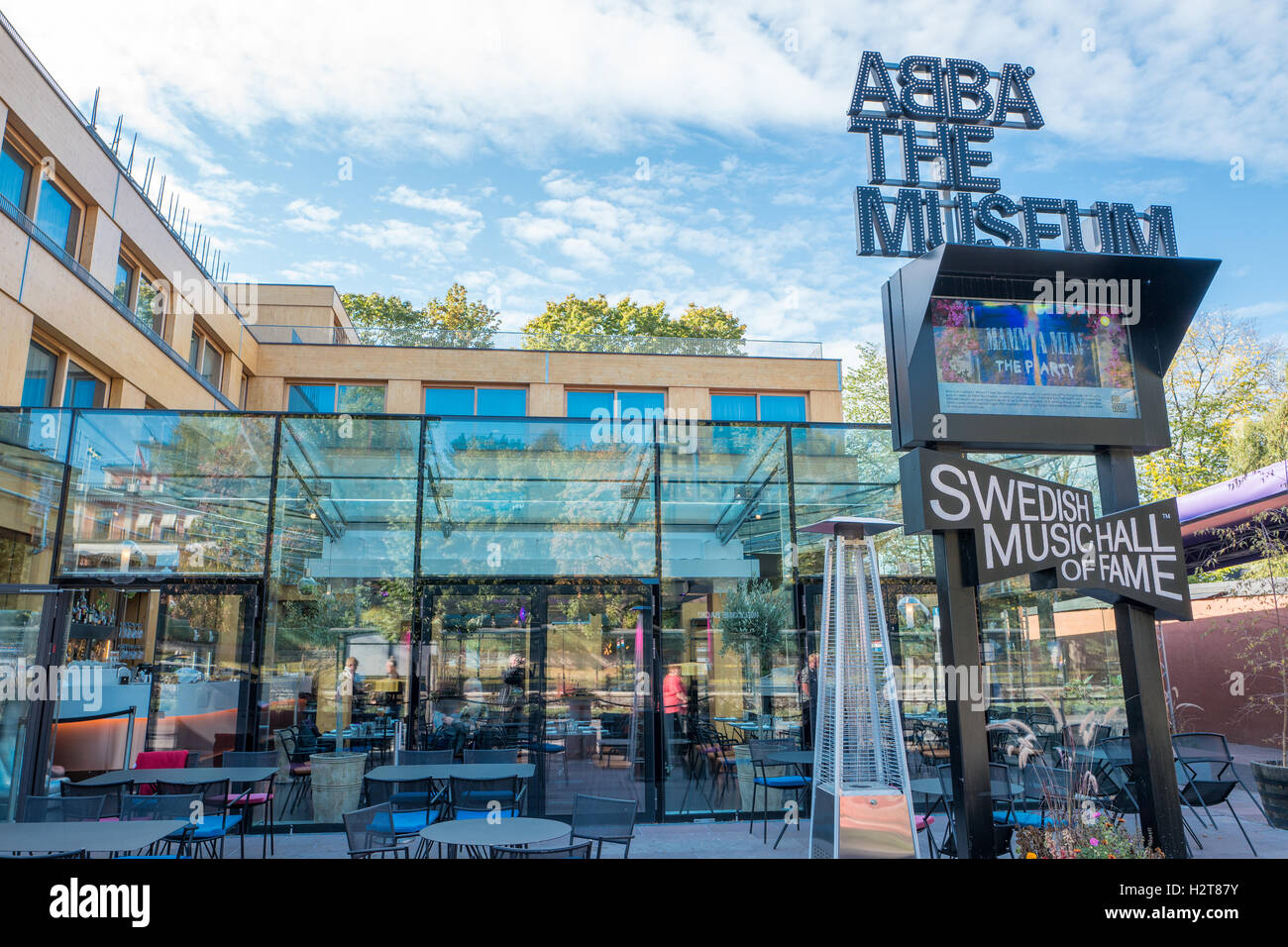 ABBA das Museum in Stockholm, Schweden Stockfotografie - Alamy