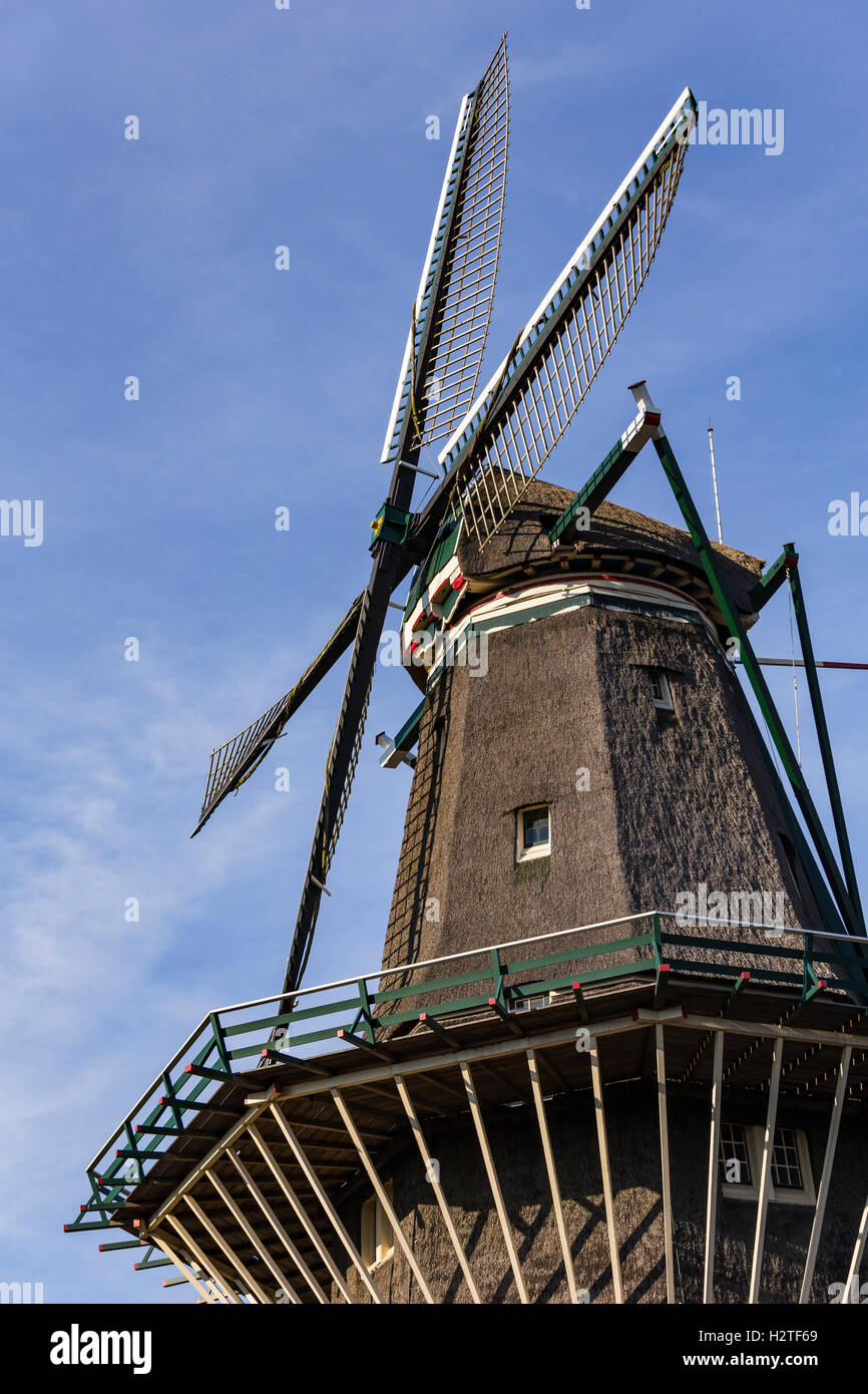 De Gooyer Windmühle, Amsterdam, Niederlande Stockfoto