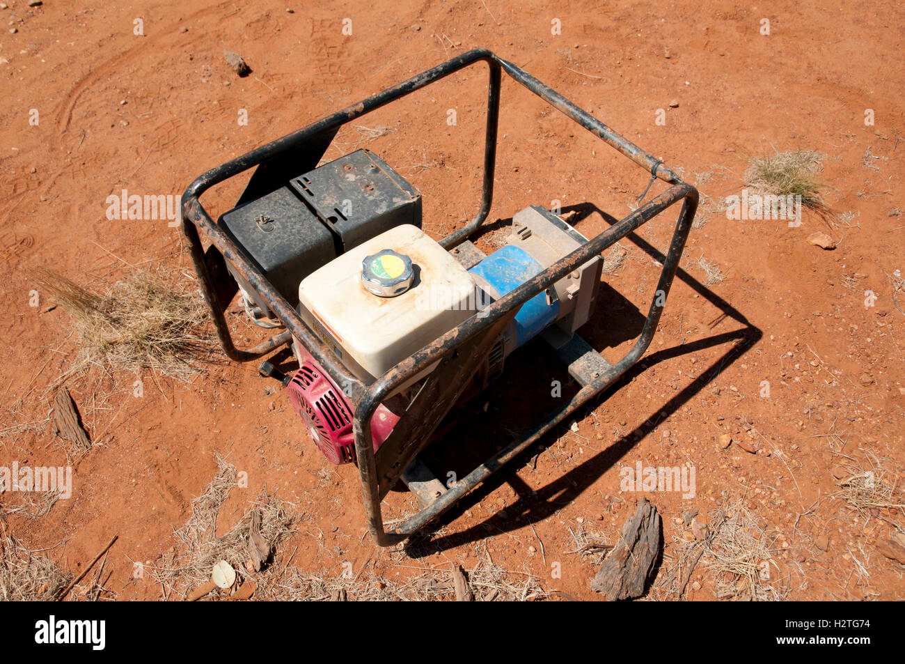 Tragbarer Generator Stockfoto