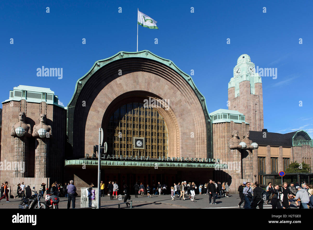 Hauptbahnhof, Helsinki, Finnland Stockfoto
