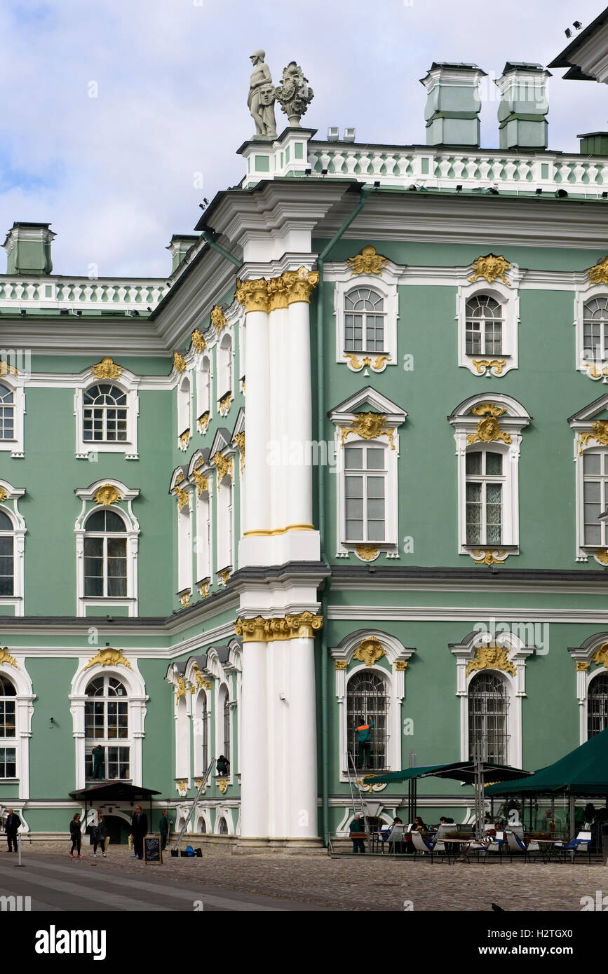 Winterpalast Eremitage, St. Petersburg, Russland, UNESCO-Welterbe Stockfoto