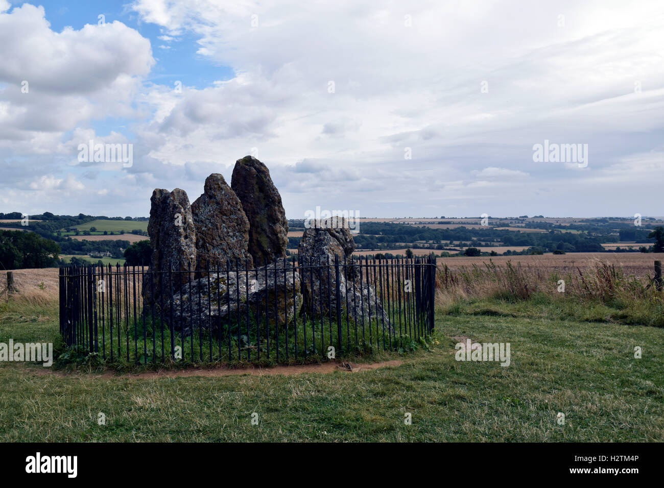 Die Rollright Stones Stockfoto