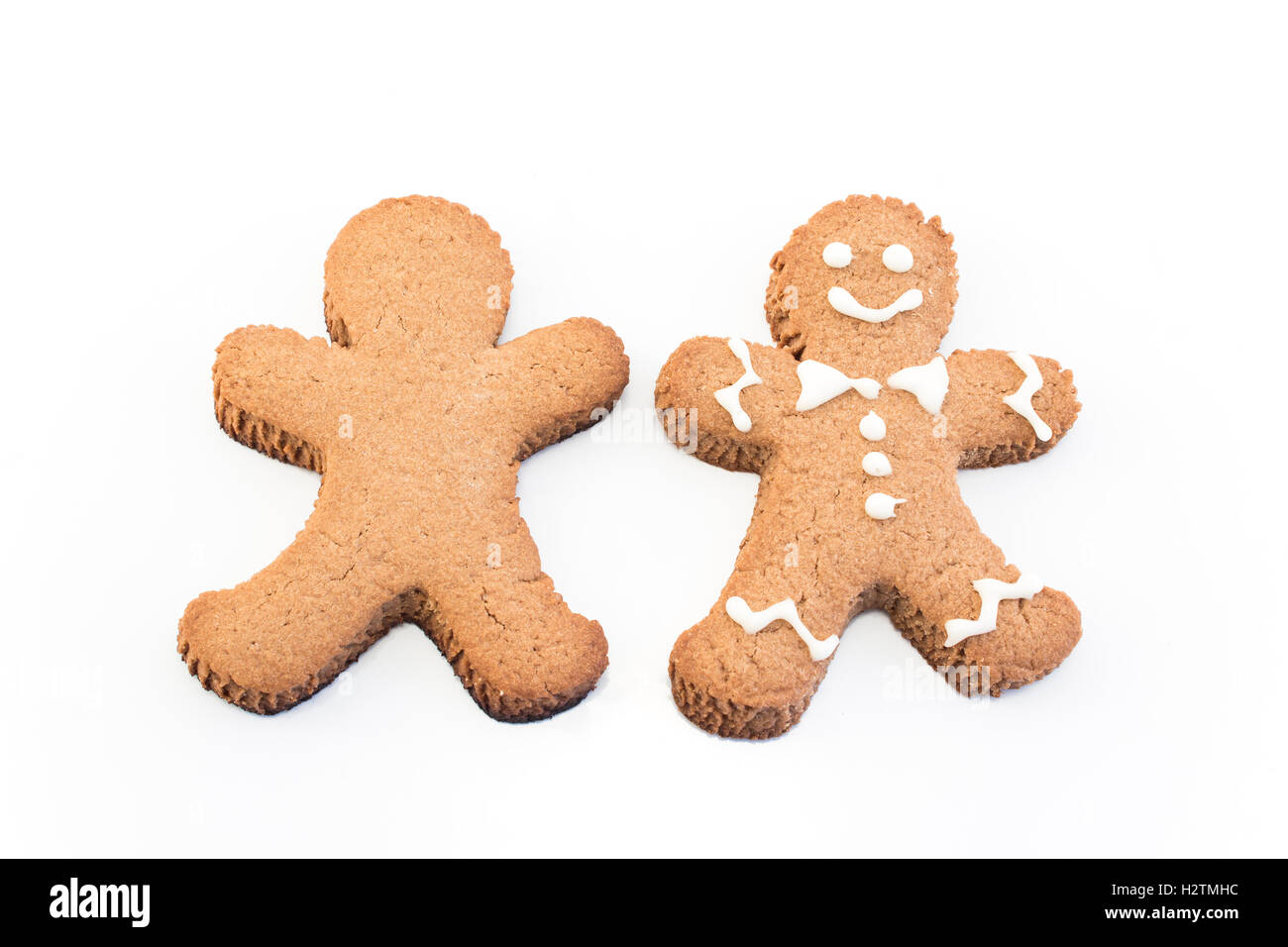 Konzept der Persönlichkeit, Lebkuchen-Mann. Stockfoto