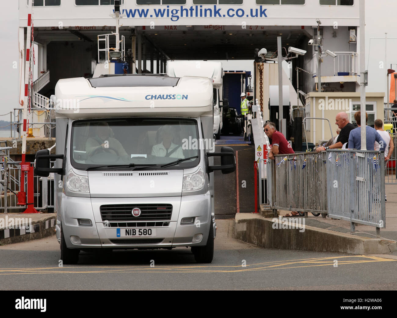 19. September 2016, Isle Of Wight Fähre um Yarmouth auf Lymington Route