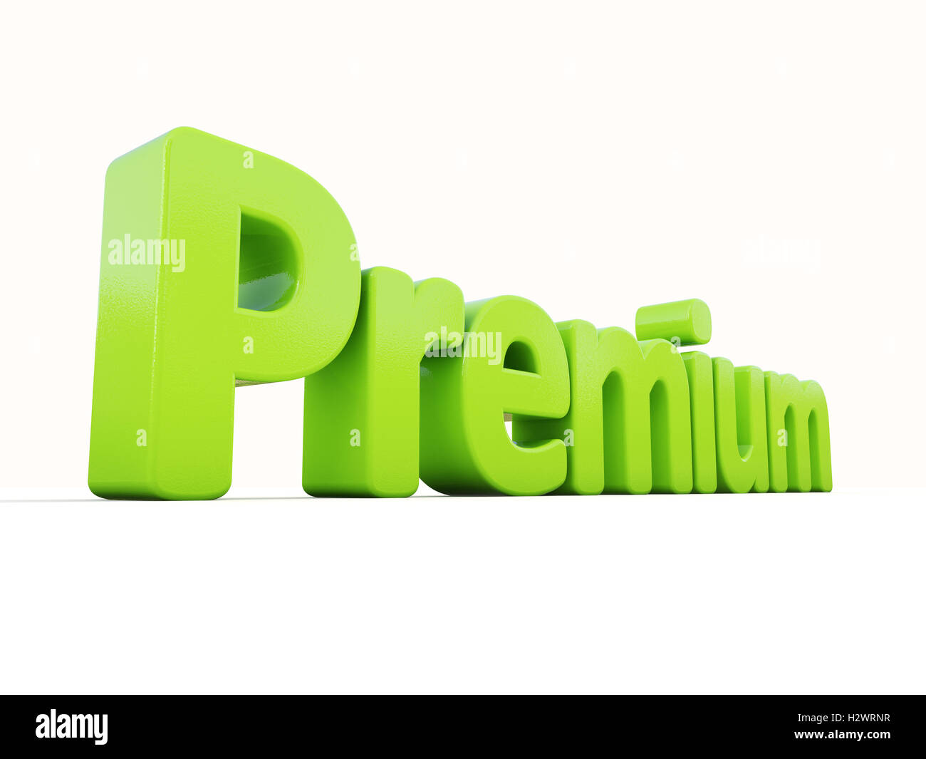 3D Wort premium Stockfoto