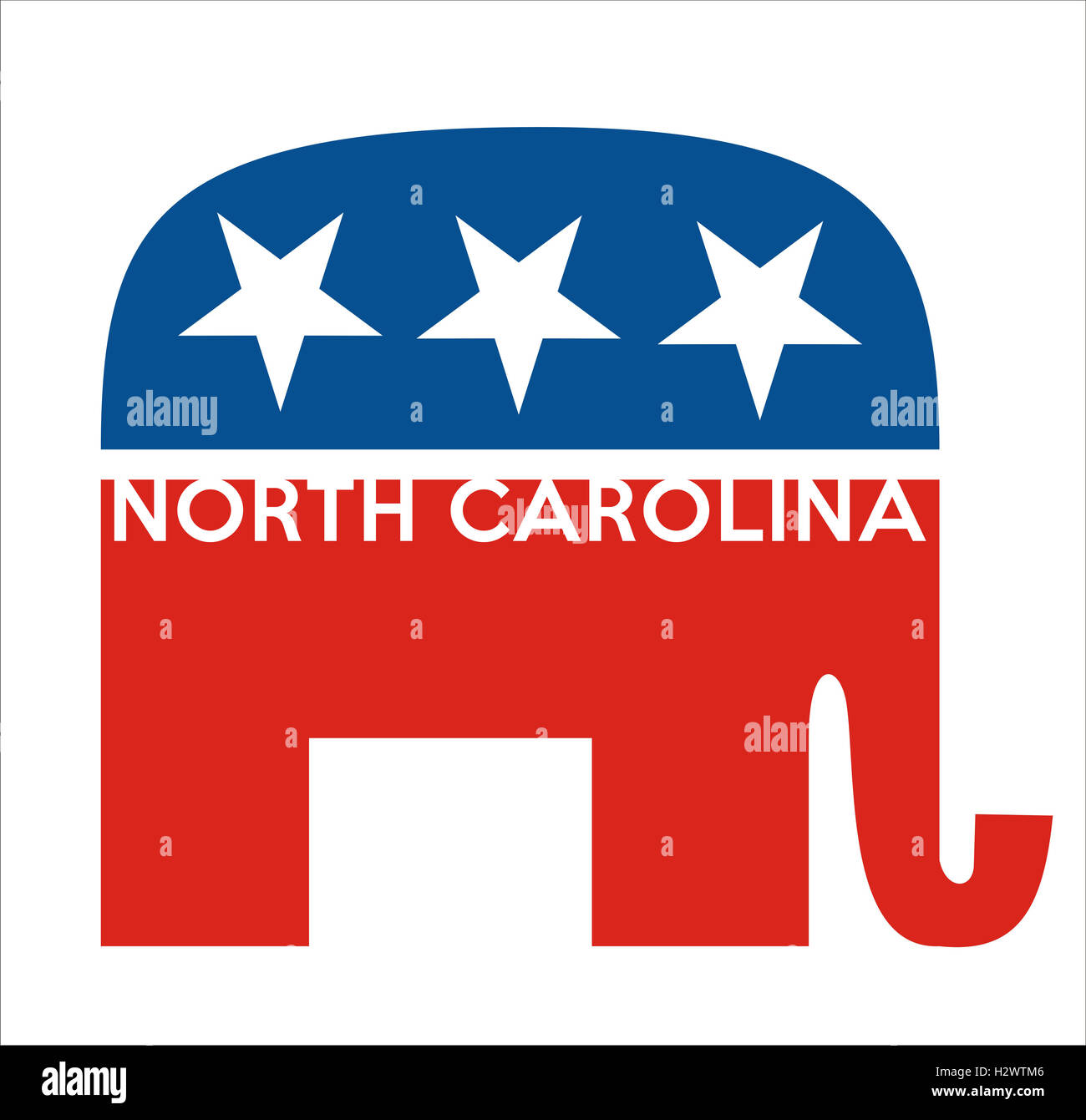 Republikaner North Carolina Stockfoto
