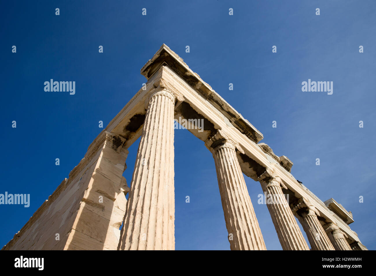 Parthenon auf der Akropolis in Athen Stockfoto