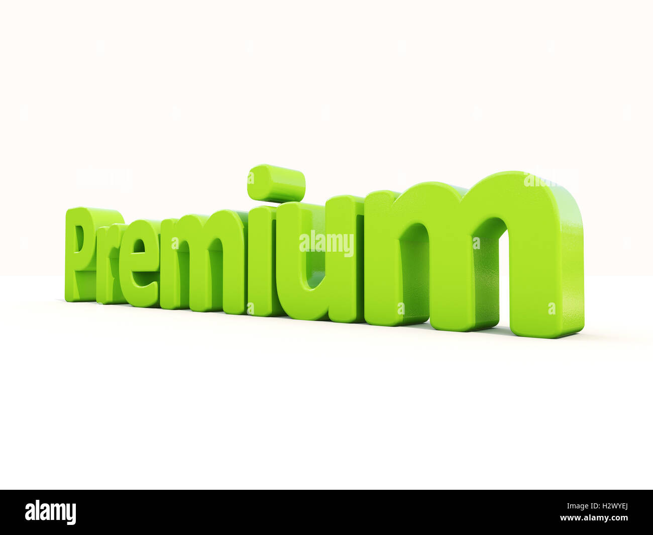 3D Wort premium Stockfoto