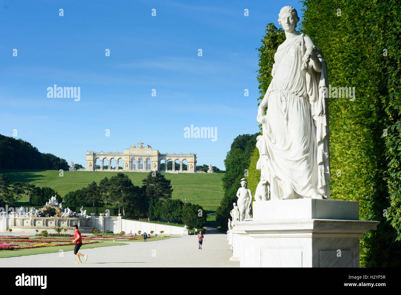 Wien, Wien: Gloriette im Schönbrunner Schlosspark (Schlosspark), 13., Wien, Österreich Stockfoto