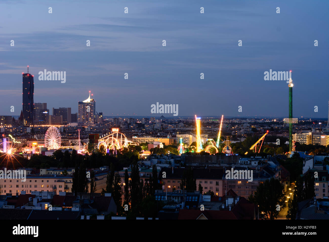 Wien, Wien: 3. Bezirk, Donau-City, Prater, 00., Wien, Österreich Stockfoto