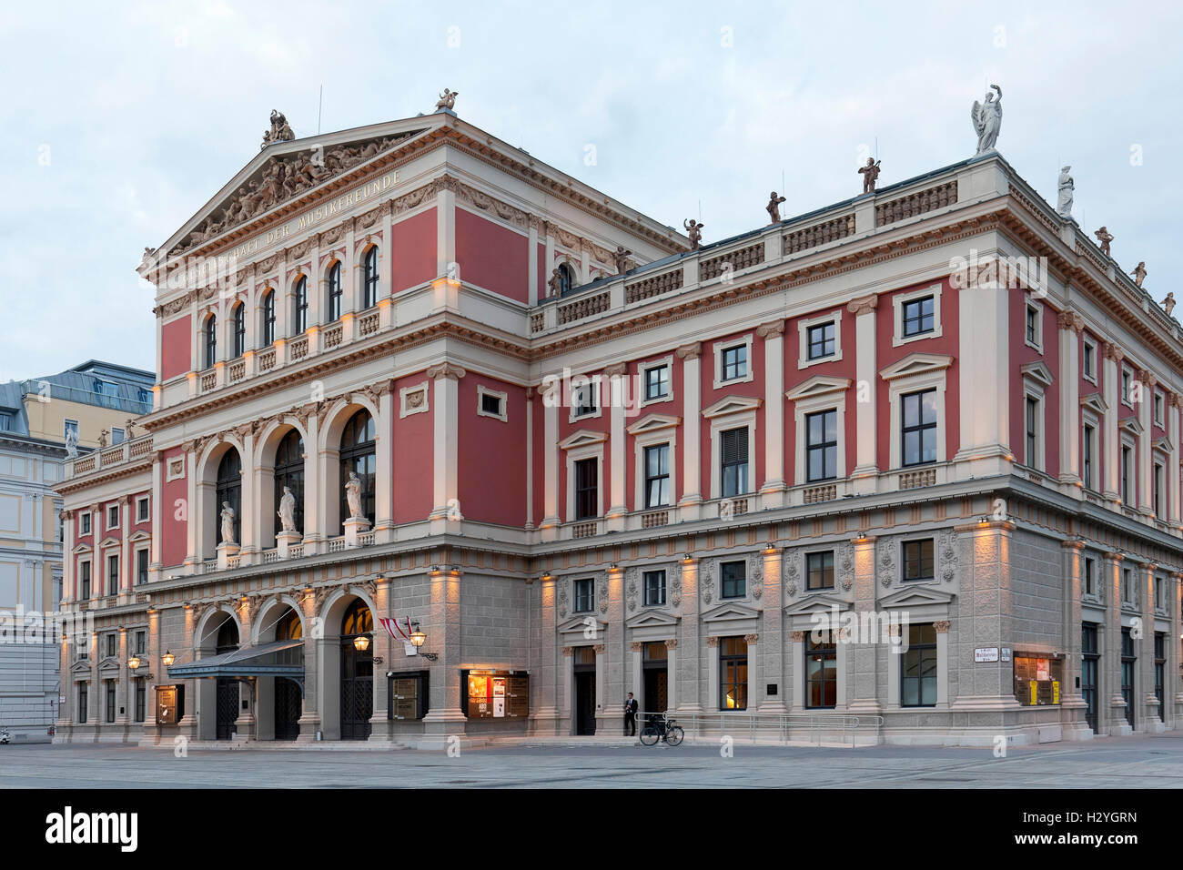 Musikverein Wien, der Philharmonie, concert Hall, 1. Bezirk, Wien, Österreich Stockfoto