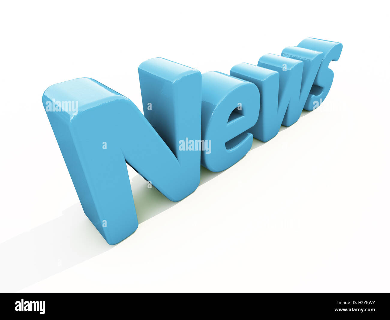 3D news Stockfoto