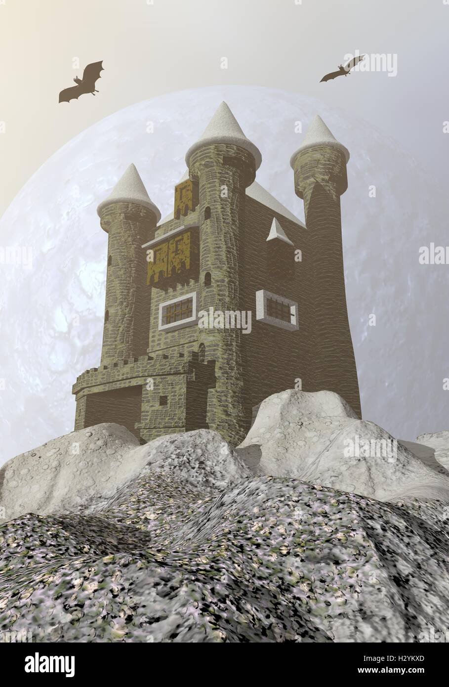 Fantasy castle -Fotos und -Bildmaterial in hoher Auflösung – Alamy