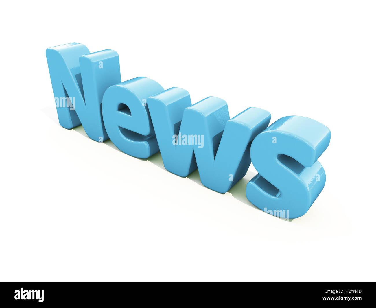 3D news Stockfoto