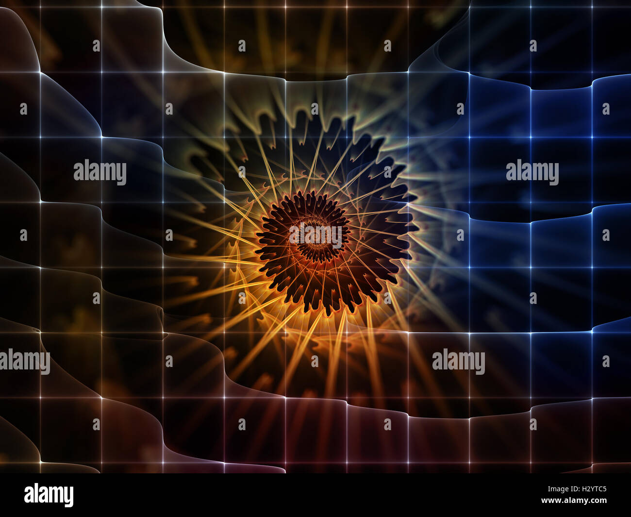 Fluktuation der leere Stockfoto
