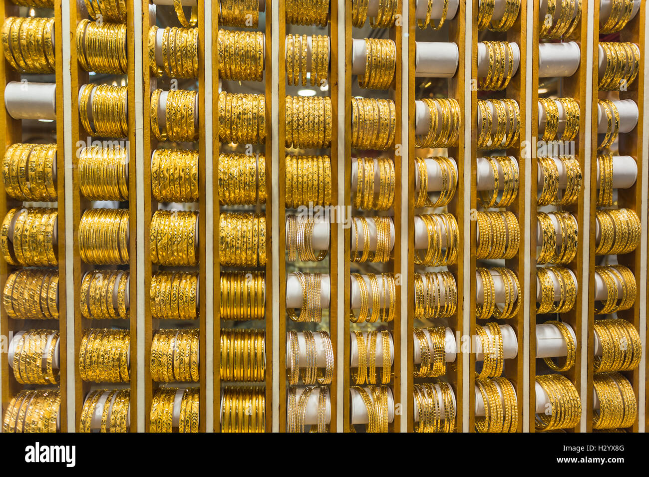 Goldmarkt in Duba Stockfoto