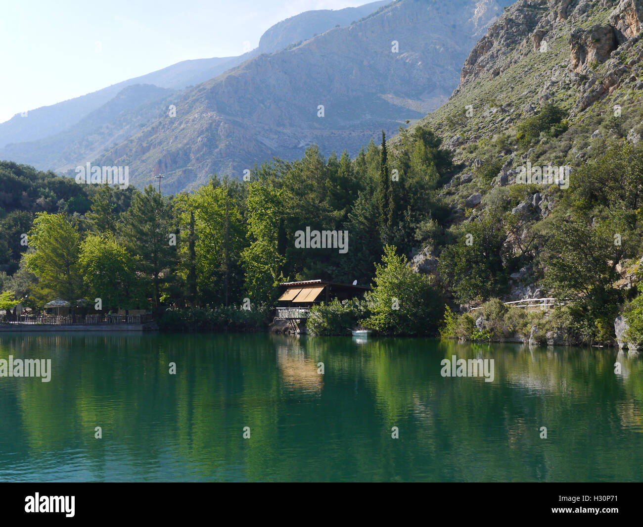 Bergsee in Zaros, Kreta, Griechenland Stockfoto