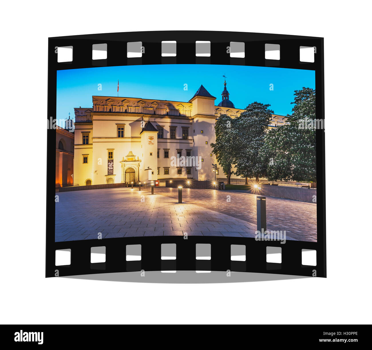 Der Palast des litauischen Großfürsten befindet sich in der Altstadt von Vilnius, Litauen, Baltikum, Europa Stockfoto