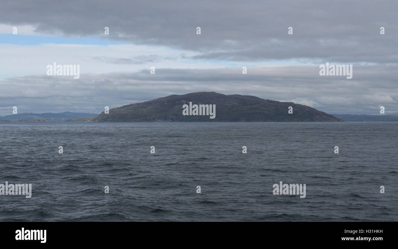 Insel von Scarba betrachtet aus der West-Schottland Juli 2013 Stockfoto