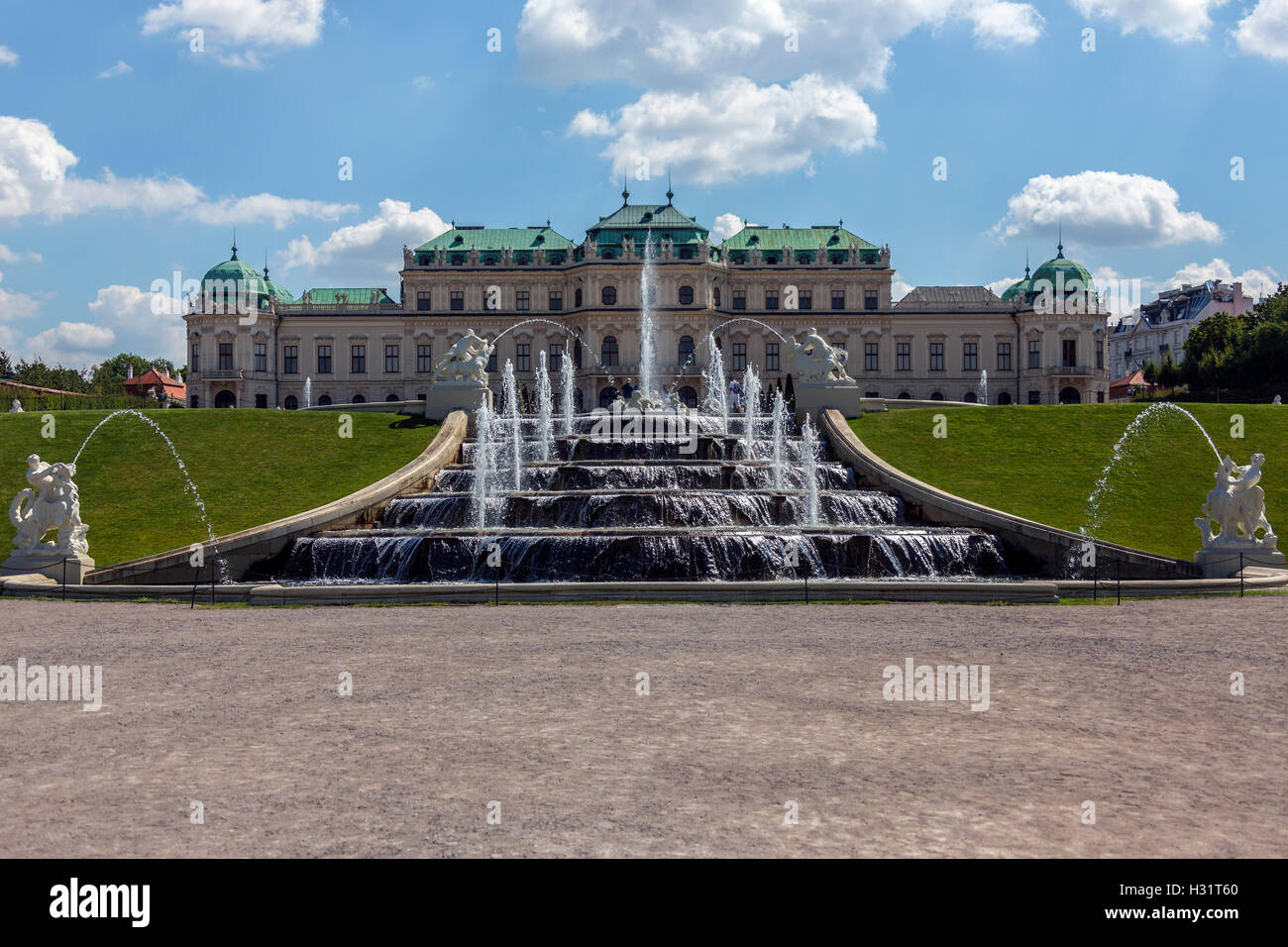 Upper Belvedere Palast in Wien - Österreich. Stockfoto