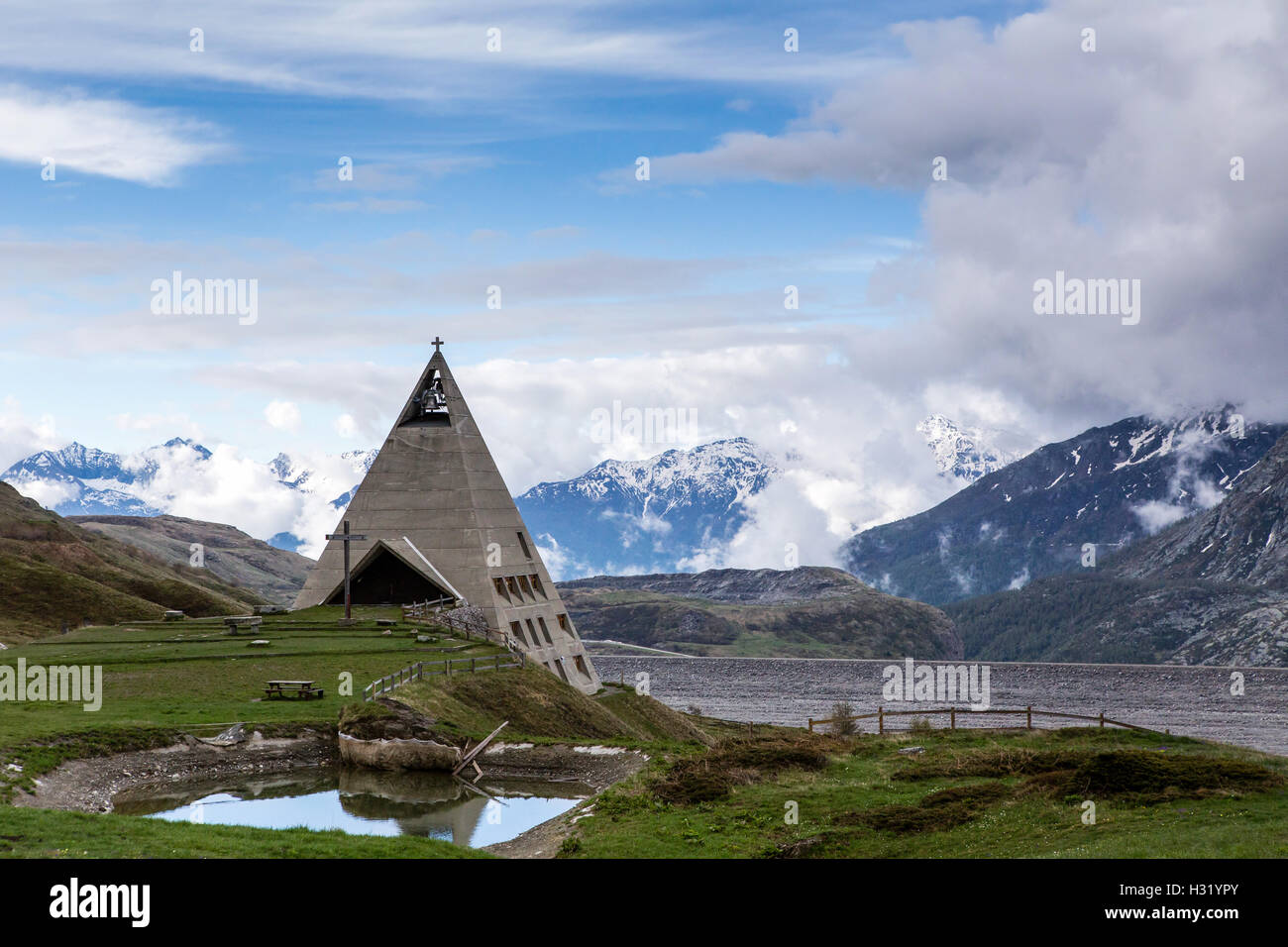 Mont Cenis Alsp museum Stockfoto