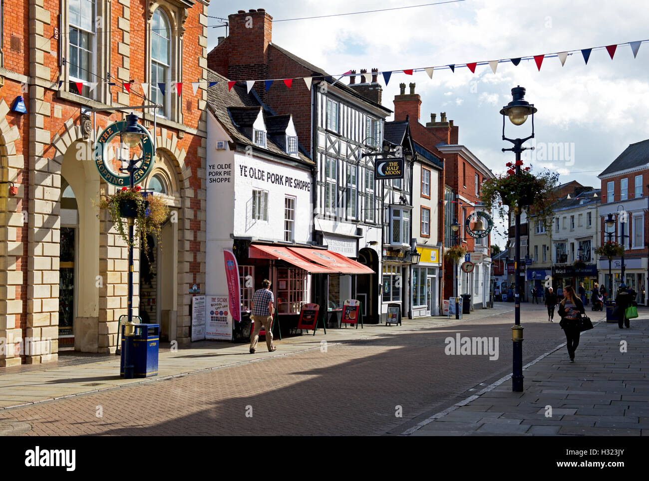 Ye Olde Pork Pie Shoppe, Melton Mowbray, Leicestershire, England UK Stockfoto