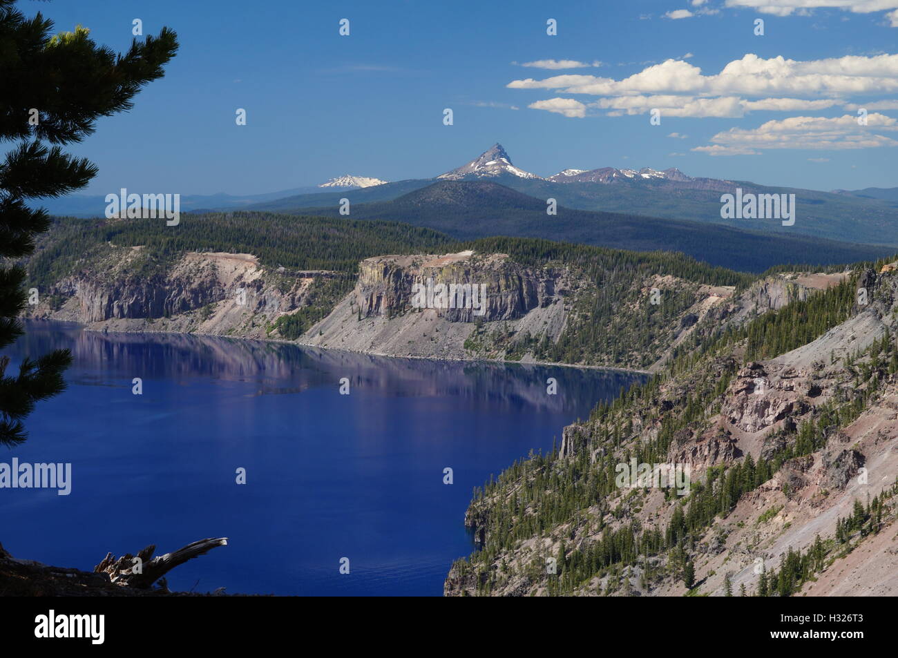 Kratersee in Crater Lake Nationalpark, Oregon Stockfoto