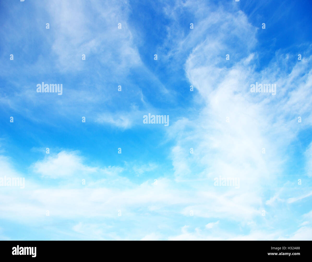 blauer Himmel Stockfoto