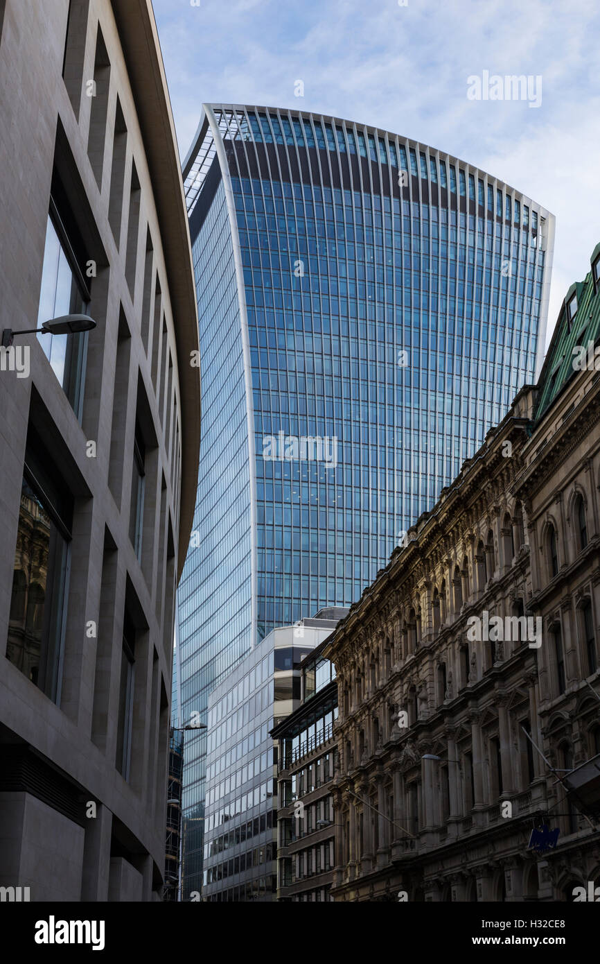 20 Fenchurch Street (Walkie-Talkie), London, England, Vereinigtes Königreich Stockfoto