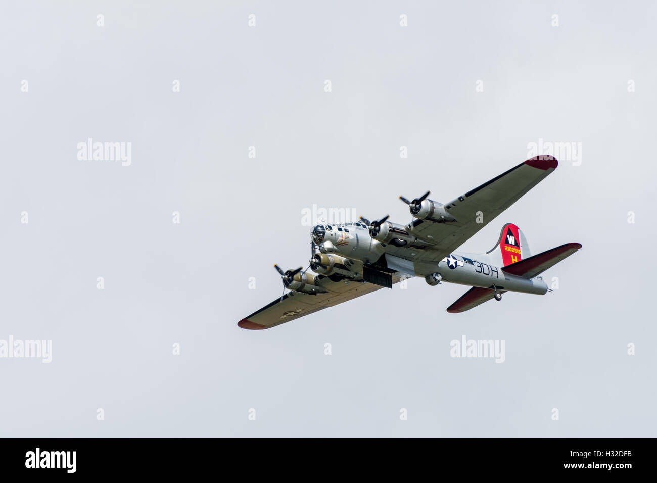 Boeing b-17 Flying Fortress viermotorige schwere bomber Stockfoto