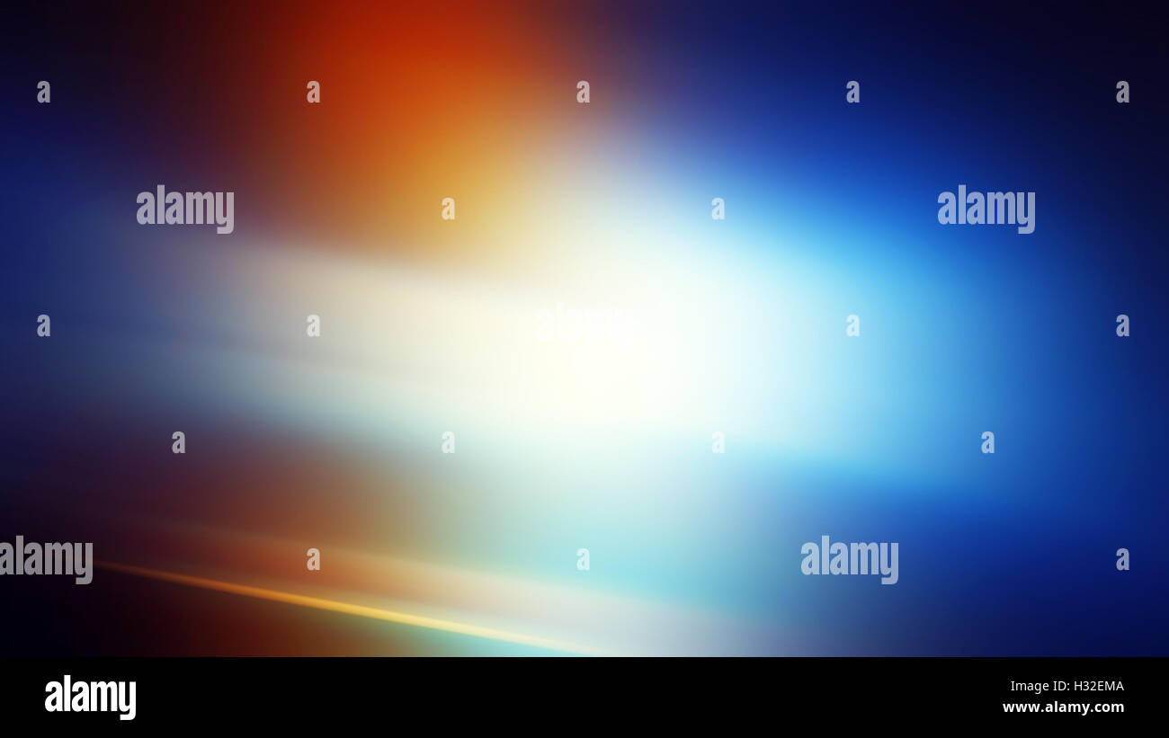 Abstrakte Bewegung Unschärfe Hintergrund, orange und Unschärfe Lichtquelle Stockfoto