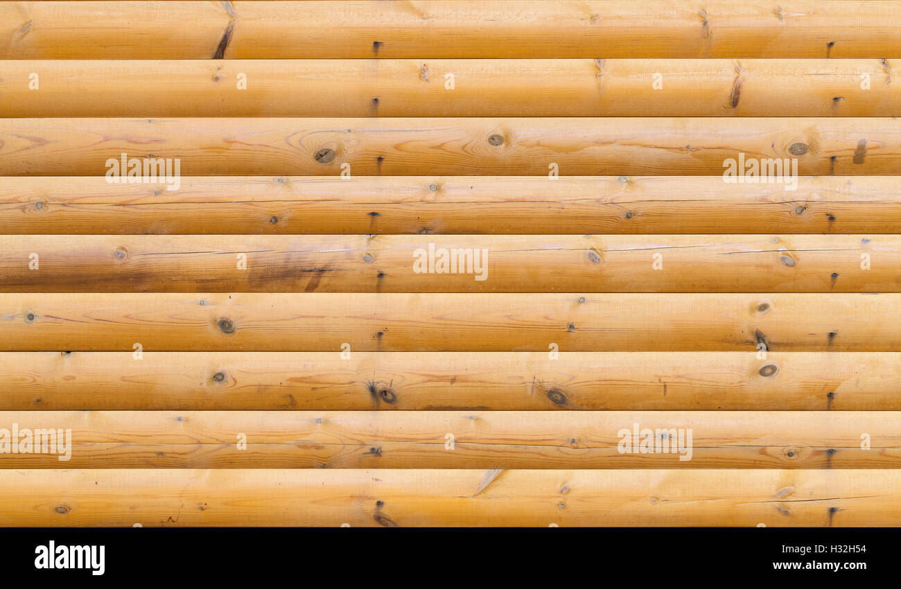 Yellow Wooden Wall Made Pine Stockfotos & Yellow Wooden Wall Made Pine