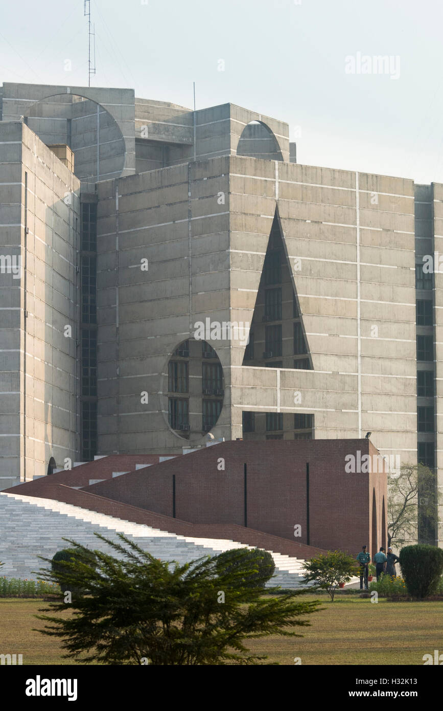 Detail der Bangaldesh Nationalversammlung, Dhaka Stockfoto