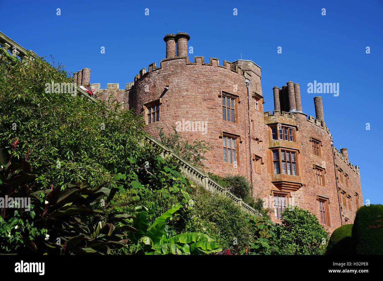 Powis Castle in Wales Stockfoto