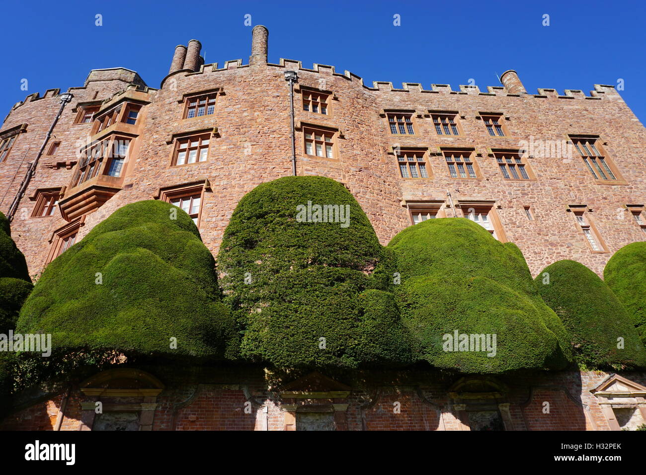 Powis Castle in Wales Stockfoto