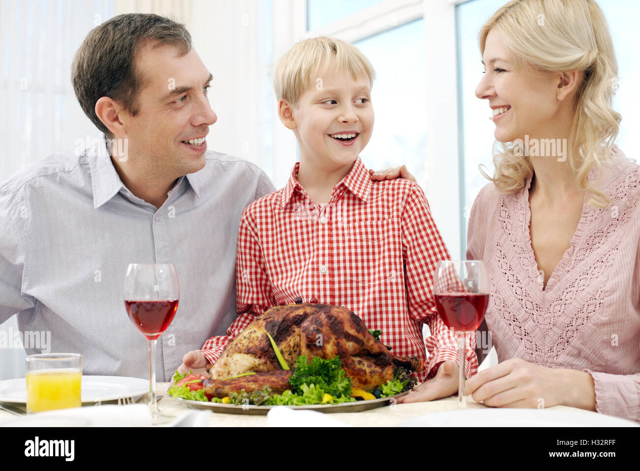 Feiert Thanksgiving Stockfoto