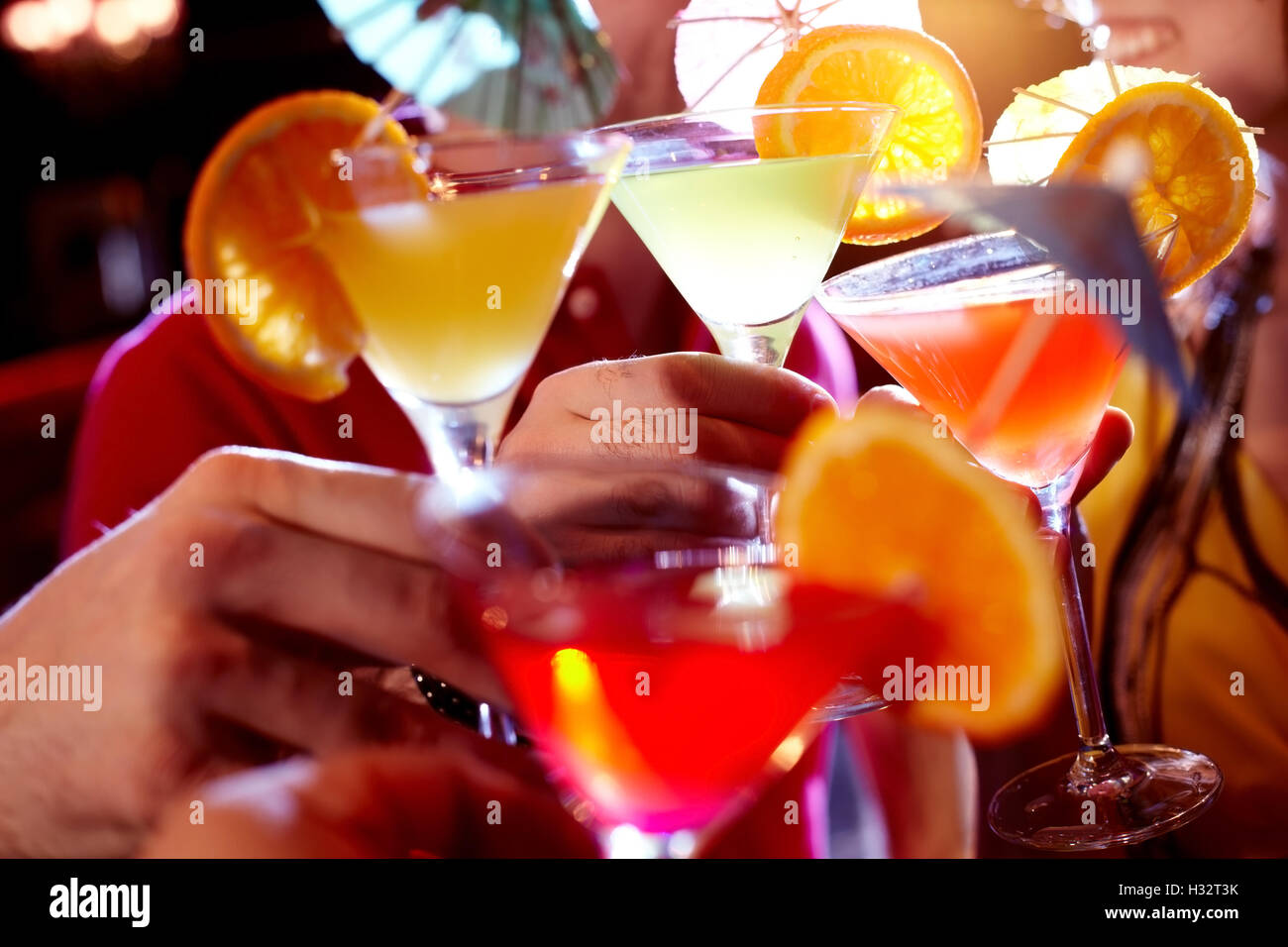 Spirituosen Stockfoto