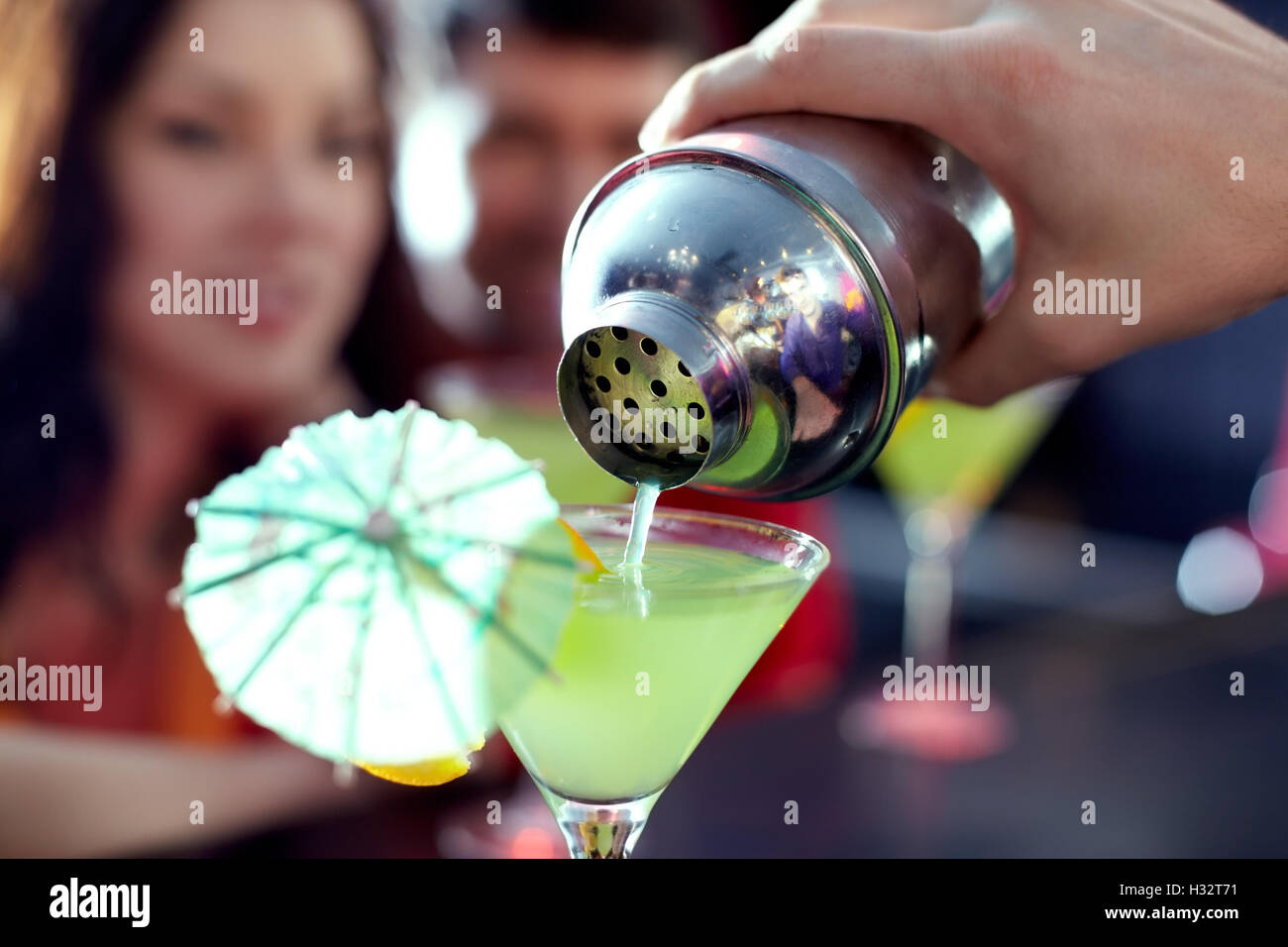 Martini cocktail Stockfoto