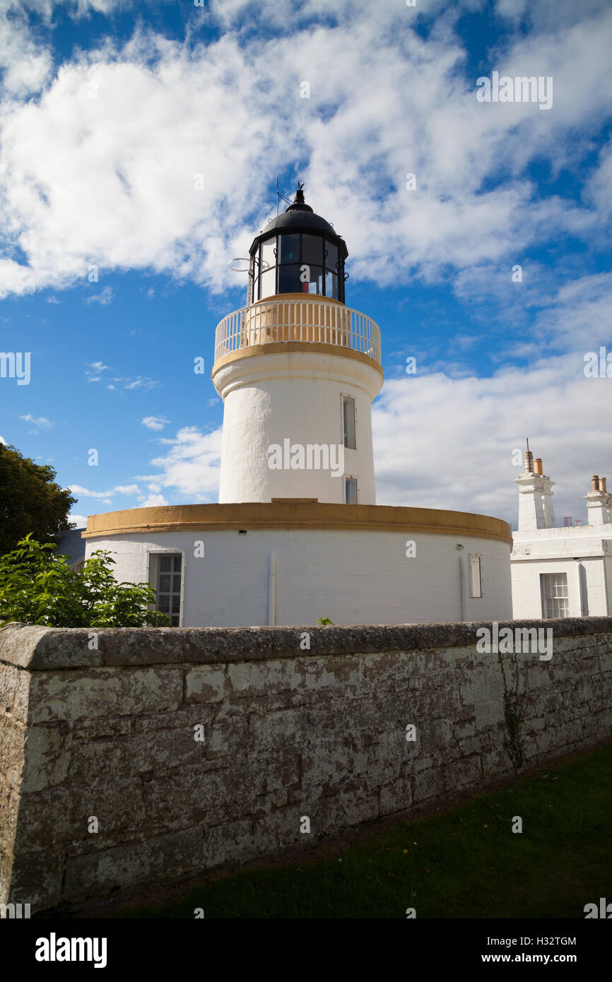 Der Leuchtturm am Cromarty, Ross und Cromarty Schottland. Stockfoto