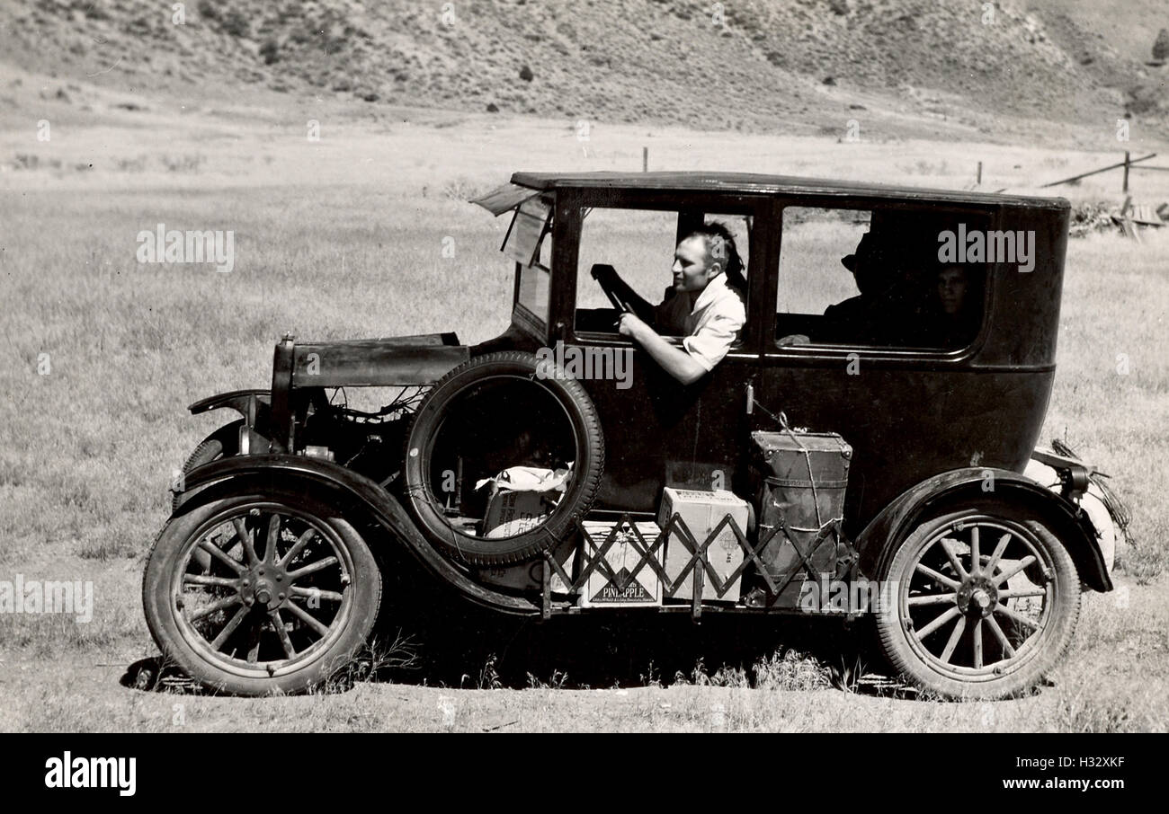 Altmodische Auto in Amerika im Jahr 1936 Stockfoto