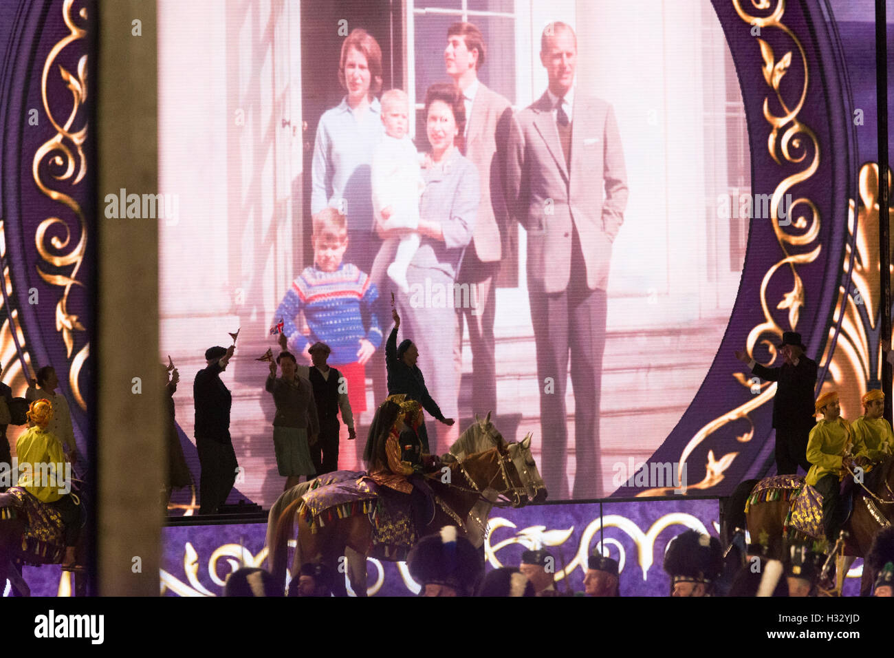 Geburtstag Königin Elisabeth Windsor England Royal UK Stockfoto