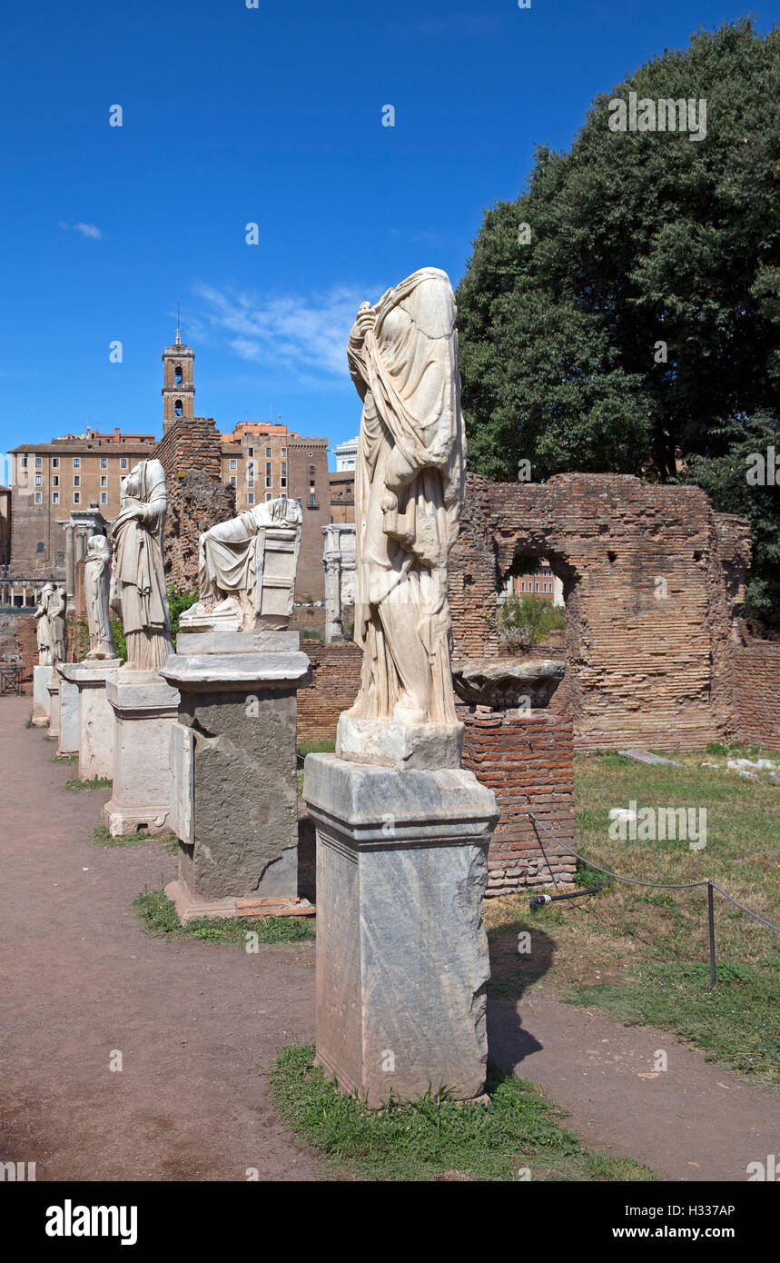 Forum Romanum, oder das Forum Romanum Stockfoto