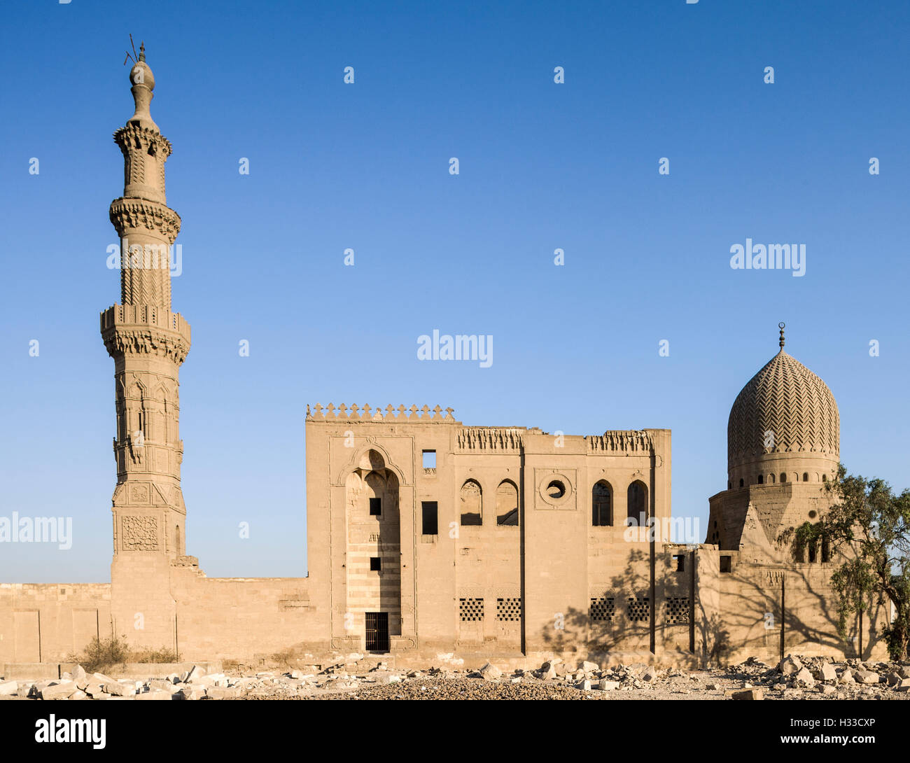 Hauptfassade, komplexe Inal, nördlichen Friedhof, Kairo, Ägypten Stockfoto