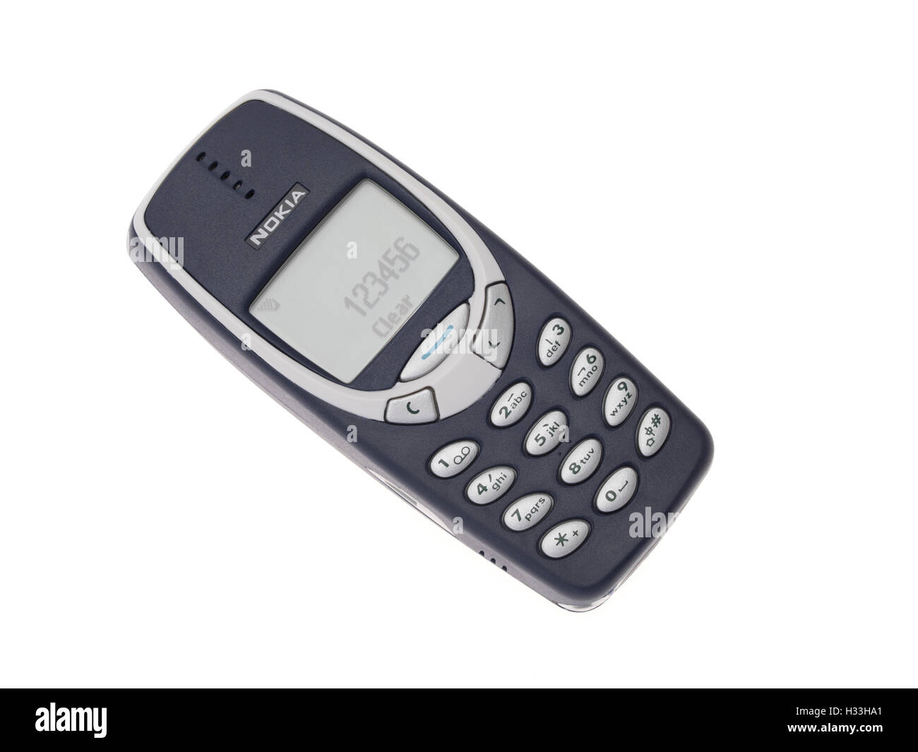 Nokia 3310 GSM Mobiltelefon 2000 veröffentlicht Stockfoto