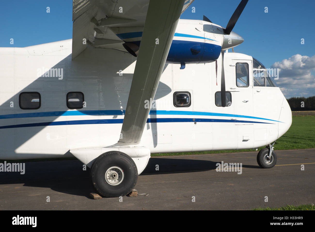 Short Skyvan SC7 Dienstprogramm Flugzeuge oft verwendet als ein Frachtflugzeug oder für Fallschirmspringen in Nordirland von Short Brothers gebaut Stockfoto