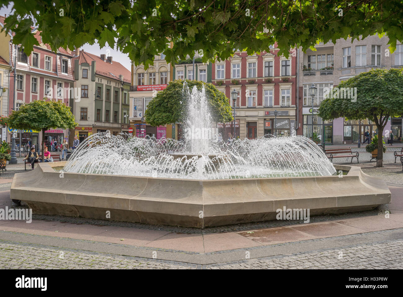 Walbrzych alte Marktstadt Waldenburg niedriger Schlesien Polen Stockfoto