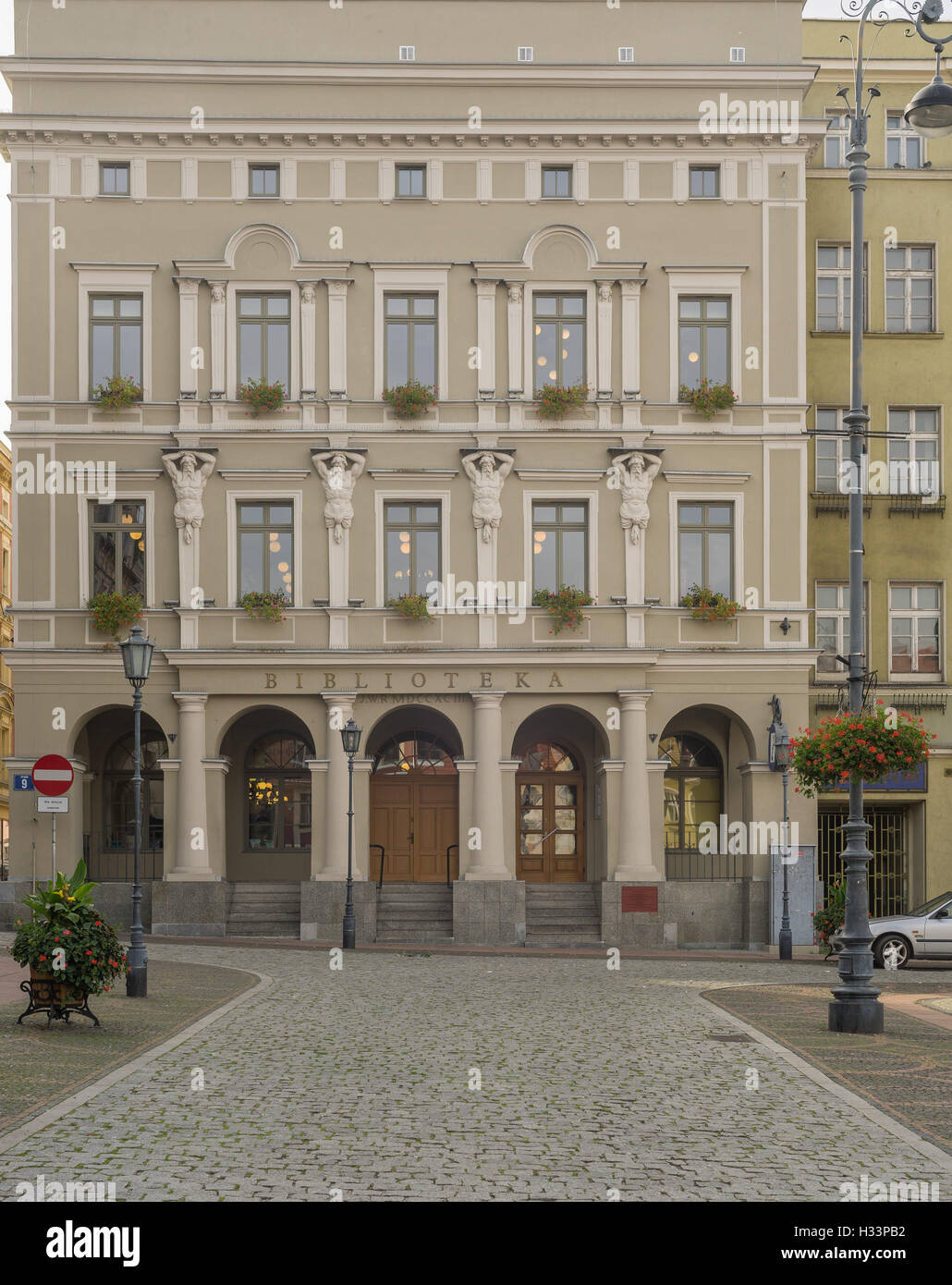 Walbrzych alte Marktstadt Waldenburg niedriger Schlesien Polen Stockfoto