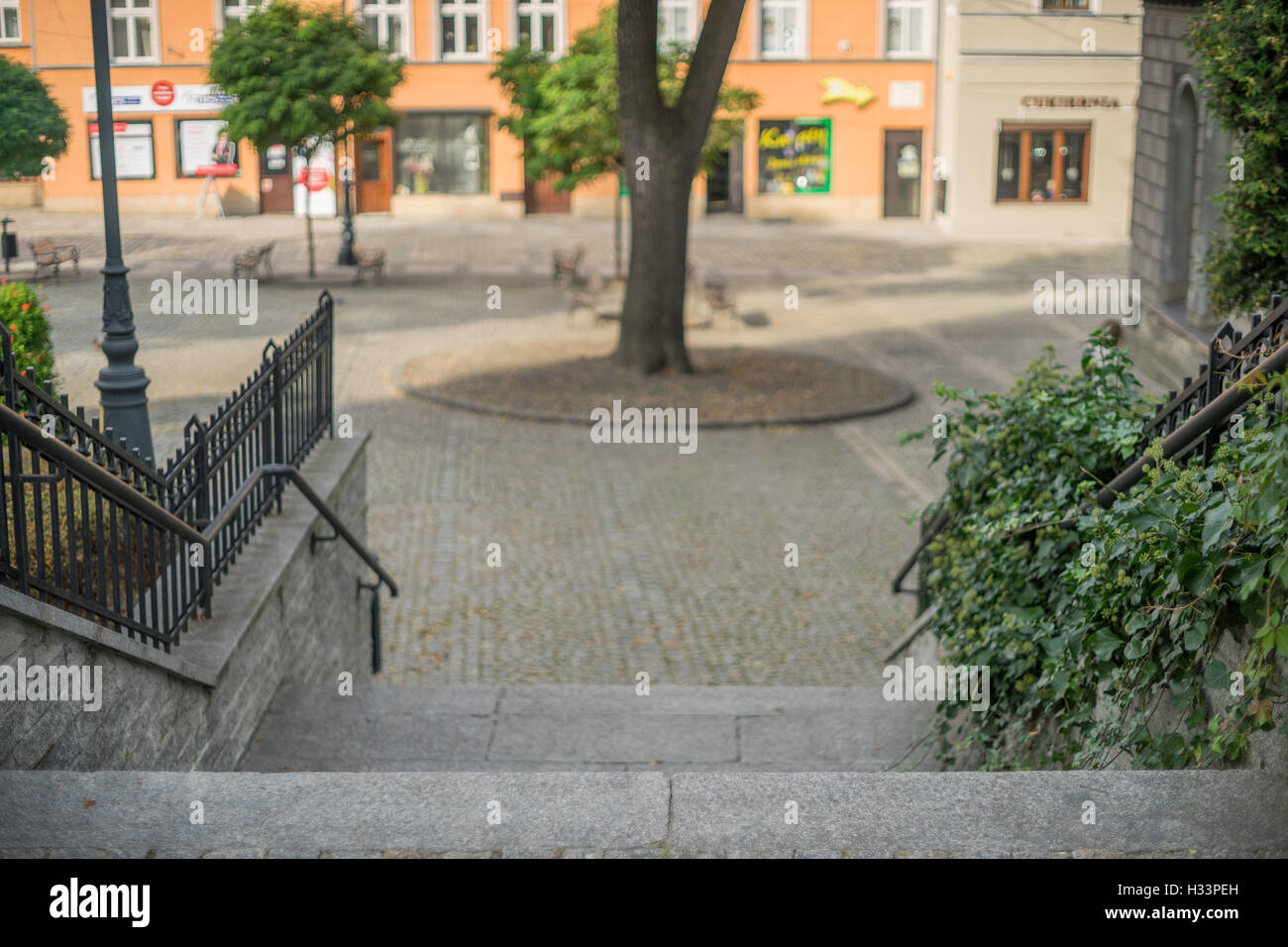 Walbrzych alte Marktstadt Waldenburg niedriger Schlesien Polen Stockfoto
