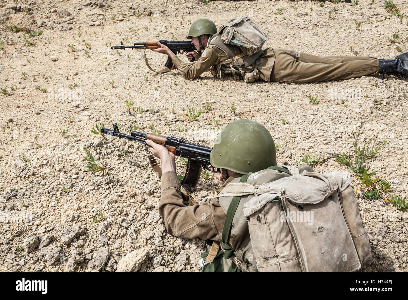 Sowjetischen Spetsnaz in Afghanistan Stockfoto