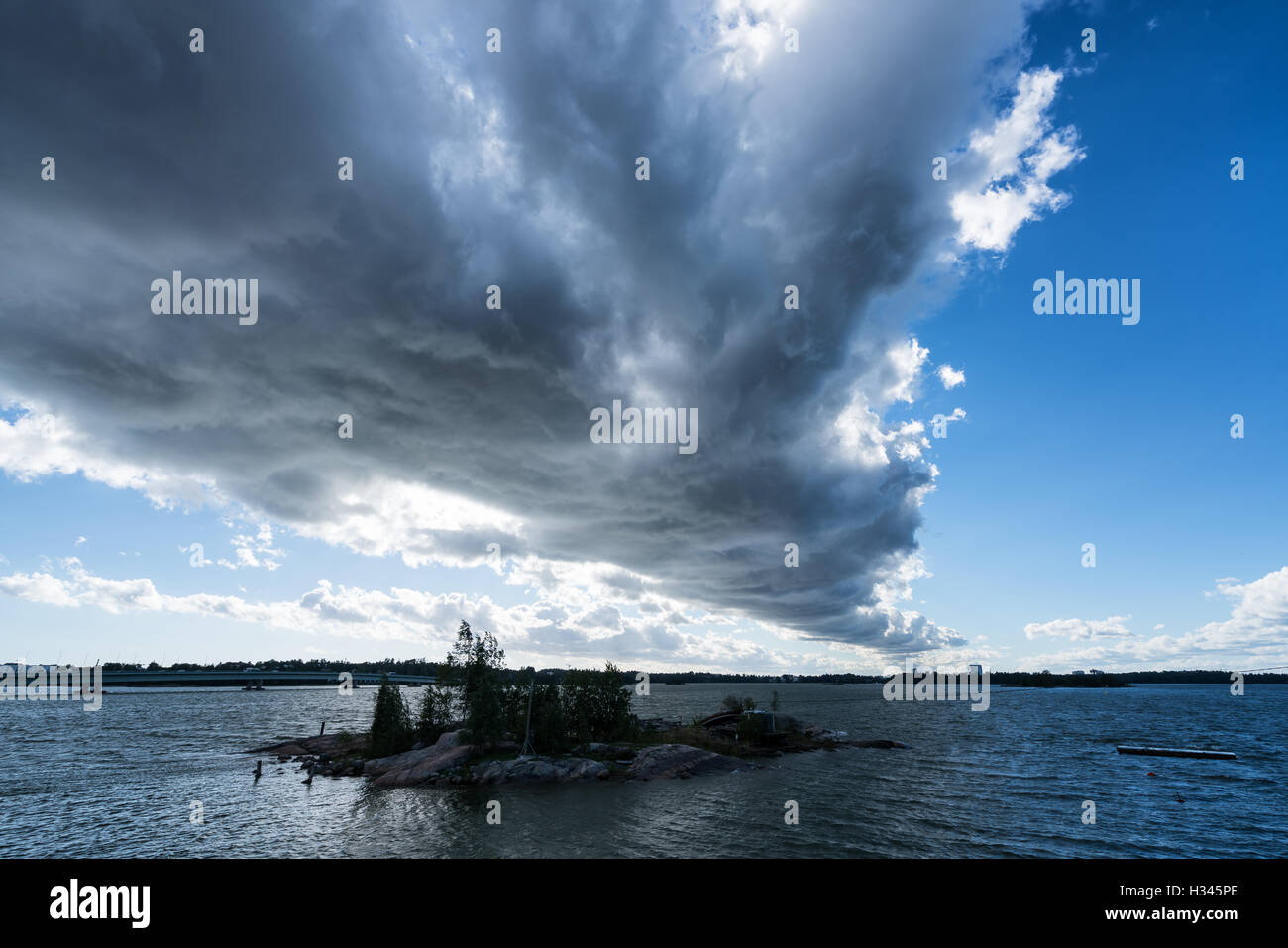 Nachzulesen Sturm schlagen Helsinki, Finnland, Europa, EU Stockfoto